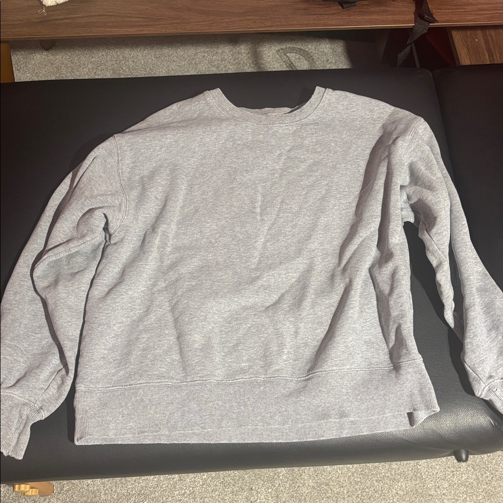 TNA Heather Gray Fleece-Lined Sweatshirt